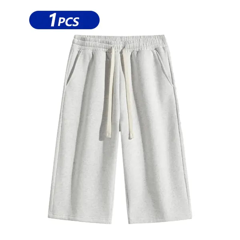 Summervibes Men’S Solid Color Shorts, Men’S Bermuda Shorts, Athletic Casual Shorts with a Belt and Pockets, Breathable Summer Casual Wear for Men, Summer Shorts, Spring New Release