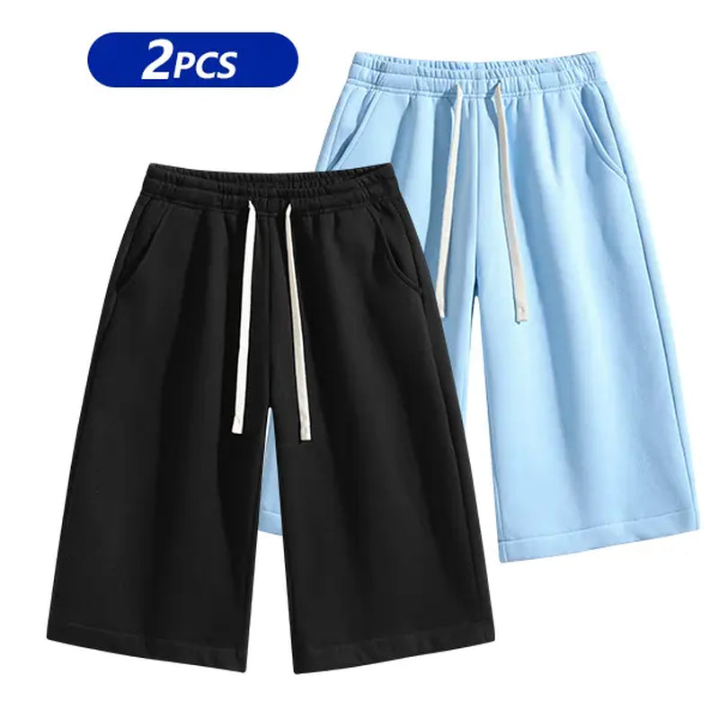 Summervibes Men’S Solid Color Shorts, Men’S Bermuda Shorts, Athletic Casual Shorts with a Belt and Pockets, Breathable Summer Casual Wear for Men, Summer Shorts, Spring New Release