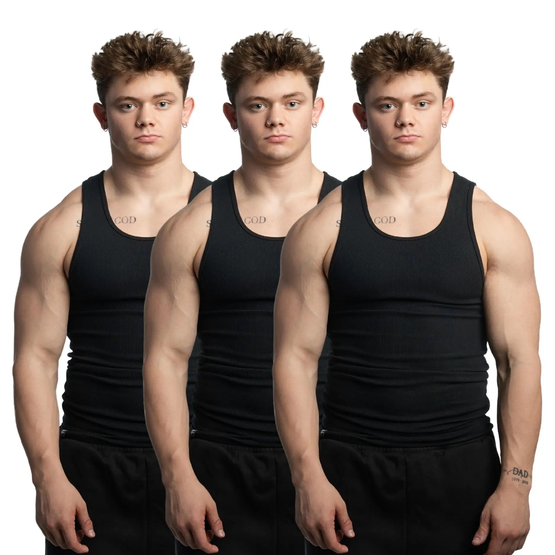 EKKO Beaters Tank Top - True to Size | 370+ GSM | Cotton and Spandex Athletic Workout Clothing