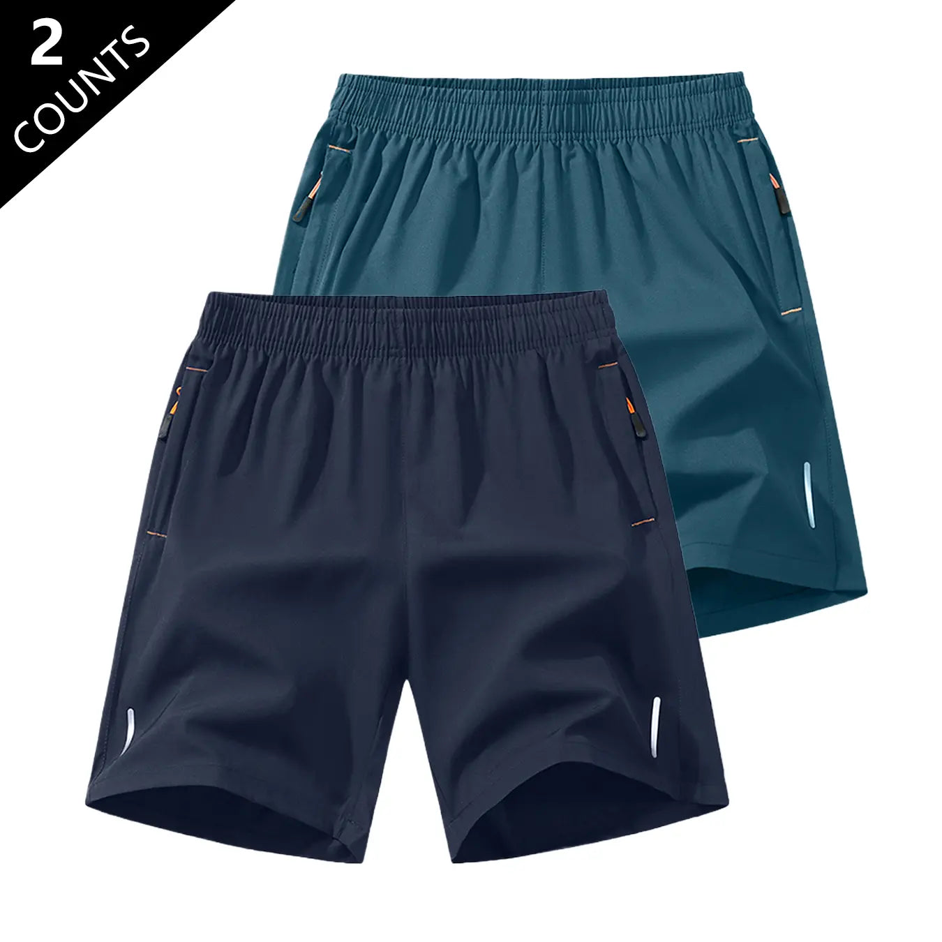 Men’S Solid-Color Shorts with Zippered Pockets — Summer Casual, Comfortable, Breathable Shorts Made from a 97% Polyester + 3% Spandex Blend; Men’S Bottoms for Everyday Wear, Tropical Beige Color, Multiple Specifications Available.