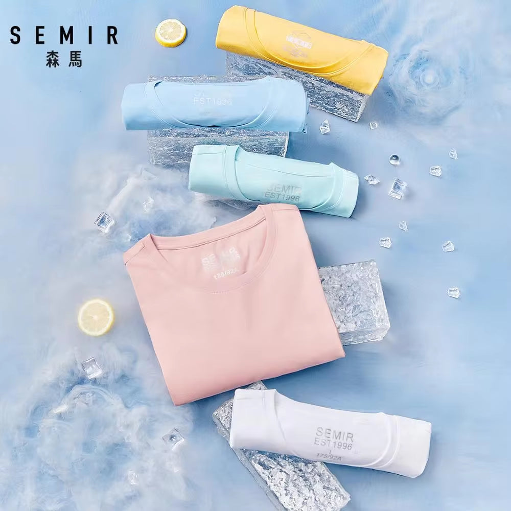 Summer Cotton T Shirts Men 2025 Simple O Neck Stretch Solid New Tops Clothing Casual Tshirt Man Streetwear Cool Tee Shirts