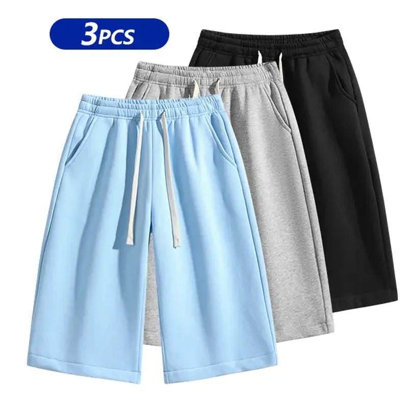 Summervibes Men’S Solid Color Shorts, Men’S Bermuda Shorts, Athletic Casual Shorts with a Belt and Pockets, Breathable Summer Casual Wear for Men, Summer Shorts, Spring New Release