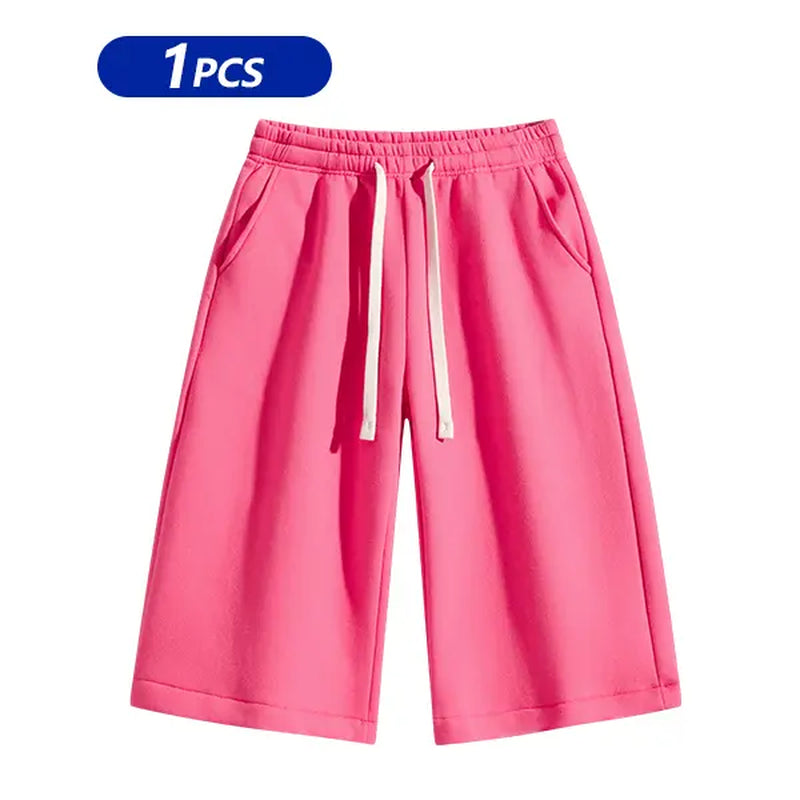 Summervibes Men’S Solid Color Shorts, Men’S Bermuda Shorts, Athletic Casual Shorts with a Belt and Pockets, Breathable Summer Casual Wear for Men, Summer Shorts, Spring New Release