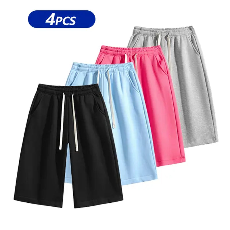 Summervibes Men’S Solid Color Shorts, Men’S Bermuda Shorts, Athletic Casual Shorts with a Belt and Pockets, Breathable Summer Casual Wear for Men, Summer Shorts, Spring New Release