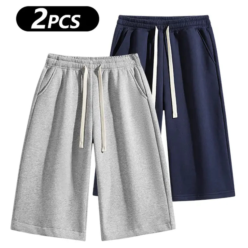 Summervibes Men’S Solid Color Shorts, Men’S Bermuda Shorts, Athletic Casual Shorts with a Belt and Pockets, Breathable Summer Casual Wear for Men, Summer Shorts, Spring New Release