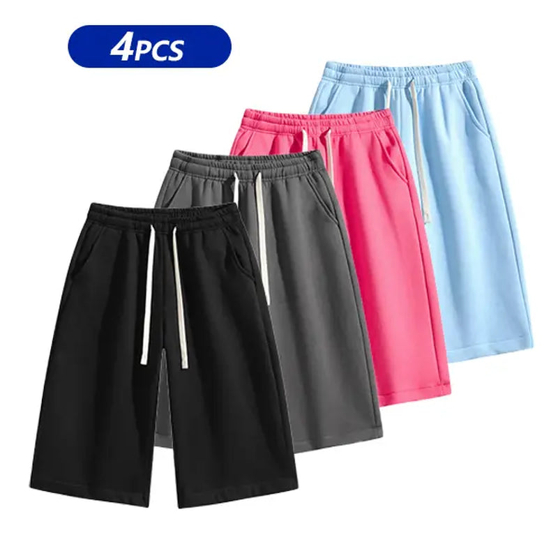 Summervibes Men’S Solid Color Shorts, Men’S Bermuda Shorts, Athletic Casual Shorts with a Belt and Pockets, Breathable Summer Casual Wear for Men, Summer Shorts, Spring New Release