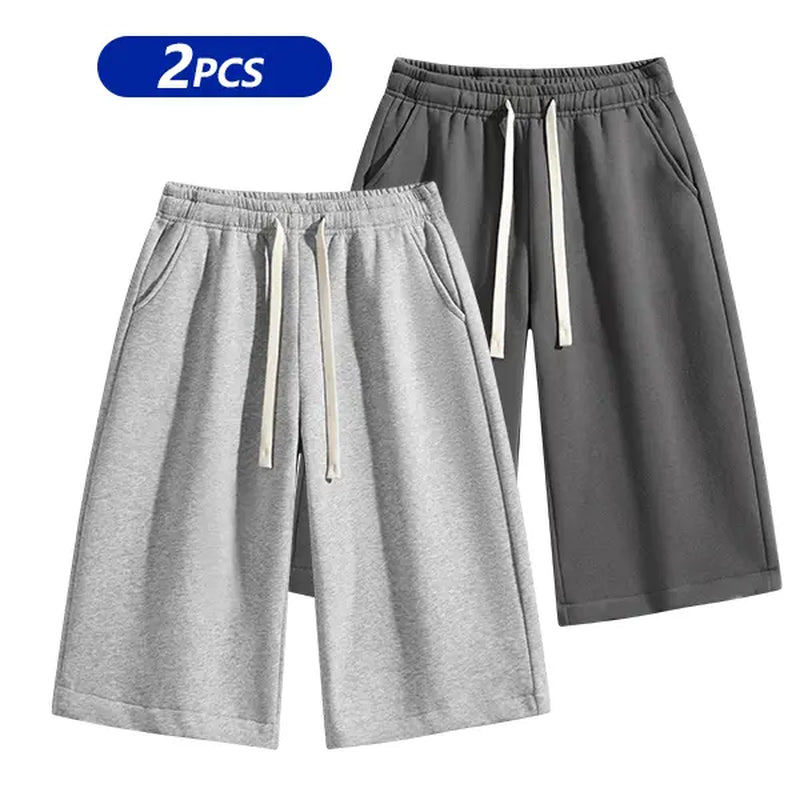 Summervibes Men’S Solid Color Shorts, Men’S Bermuda Shorts, Athletic Casual Shorts with a Belt and Pockets, Breathable Summer Casual Wear for Men, Summer Shorts, Spring New Release