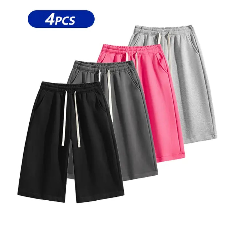 Summervibes Men’S Solid Color Shorts, Men’S Bermuda Shorts, Athletic Casual Shorts with a Belt and Pockets, Breathable Summer Casual Wear for Men, Summer Shorts, Spring New Release
