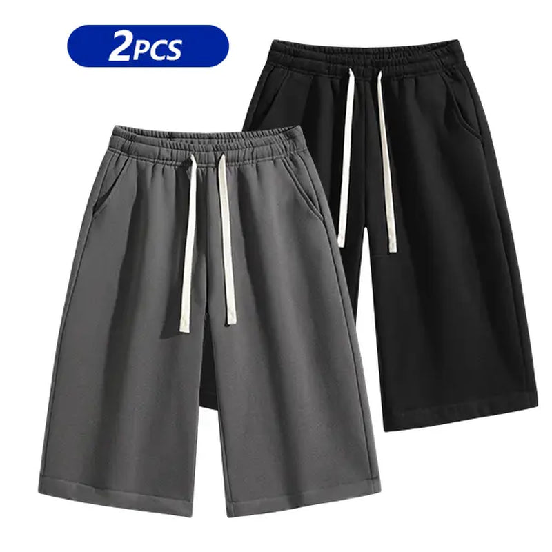 Summervibes Men’S Solid Color Shorts, Men’S Bermuda Shorts, Athletic Casual Shorts with a Belt and Pockets, Breathable Summer Casual Wear for Men, Summer Shorts, Spring New Release