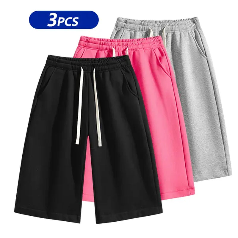 Summervibes Men’S Solid Color Shorts, Men’S Bermuda Shorts, Athletic Casual Shorts with a Belt and Pockets, Breathable Summer Casual Wear for Men, Summer Shorts, Spring New Release