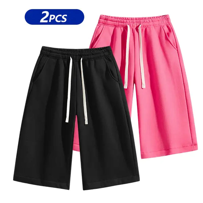 Summervibes Men’S Solid Color Shorts, Men’S Bermuda Shorts, Athletic Casual Shorts with a Belt and Pockets, Breathable Summer Casual Wear for Men, Summer Shorts, Spring New Release